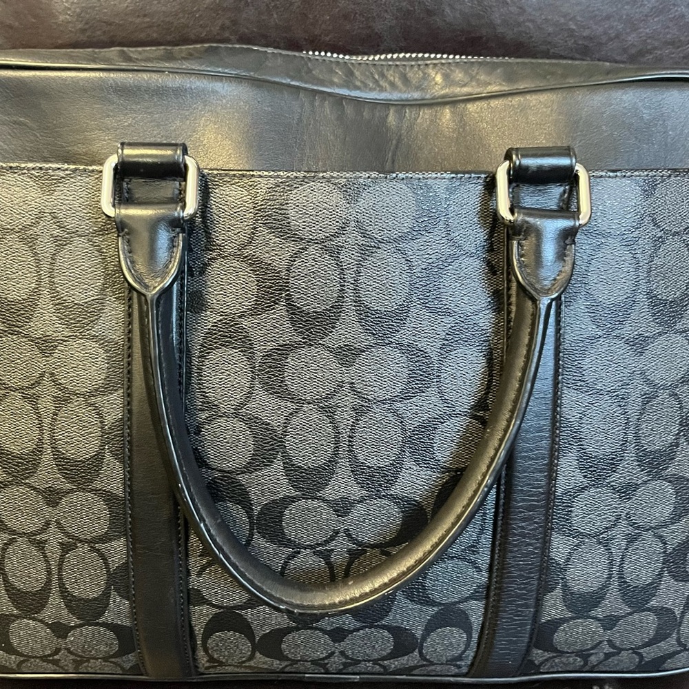 COACH Signature briefcase